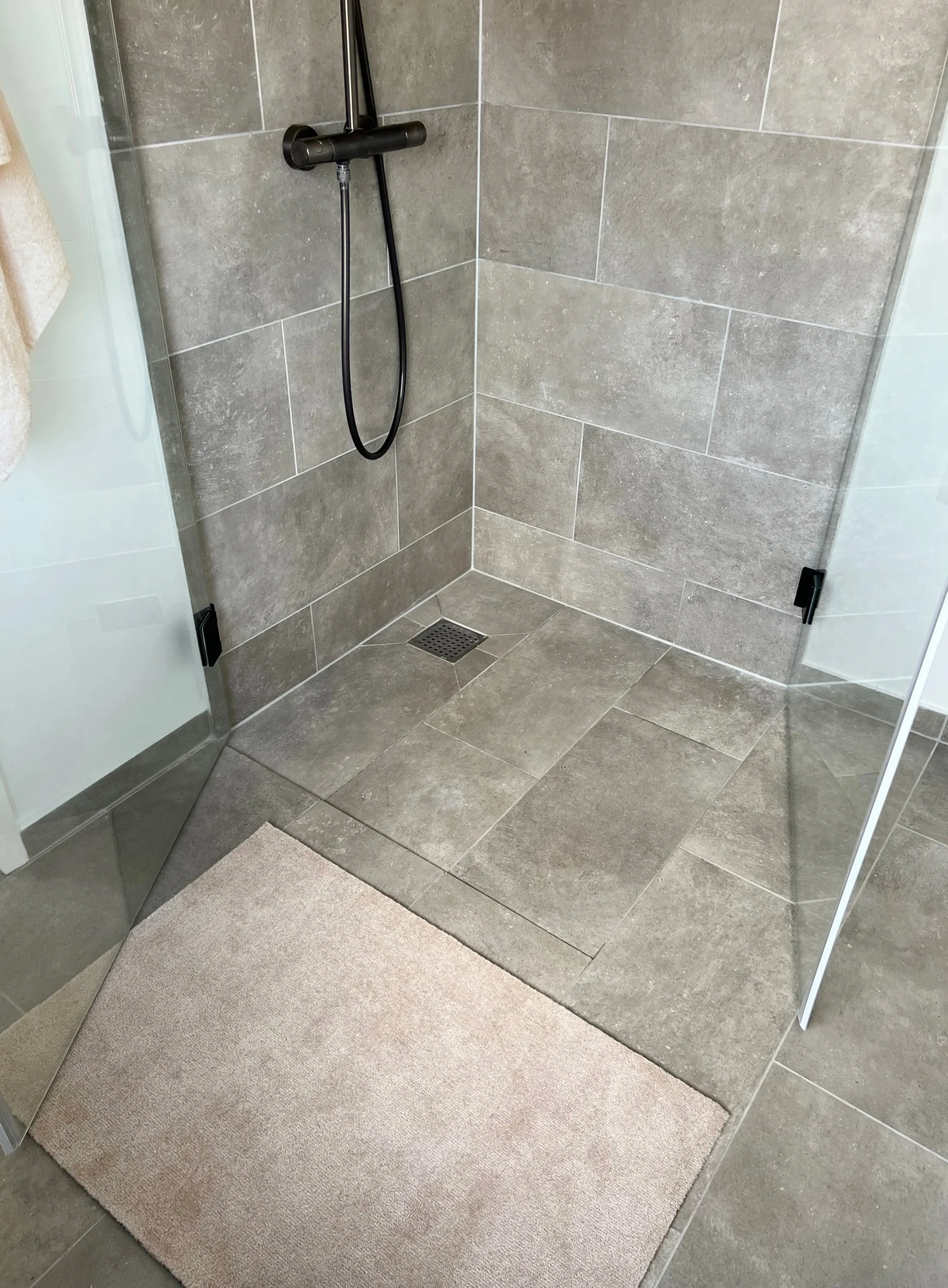 Unicolor ドアマット, Ivory. 60x90 cm tica copenhagen