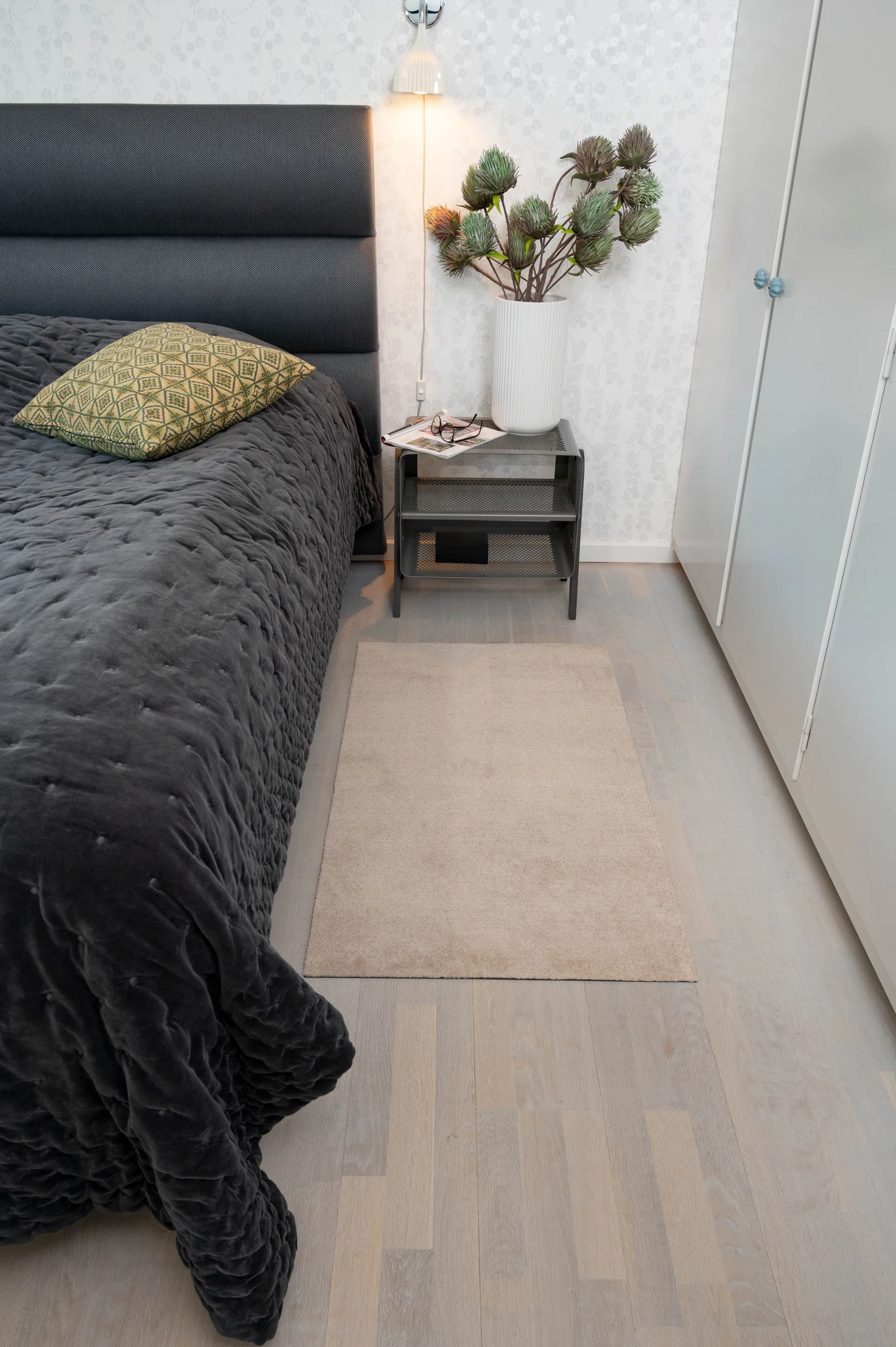 Unicolor ホールウェイラグ, Ivory. 67x120 cm tica copenhagen