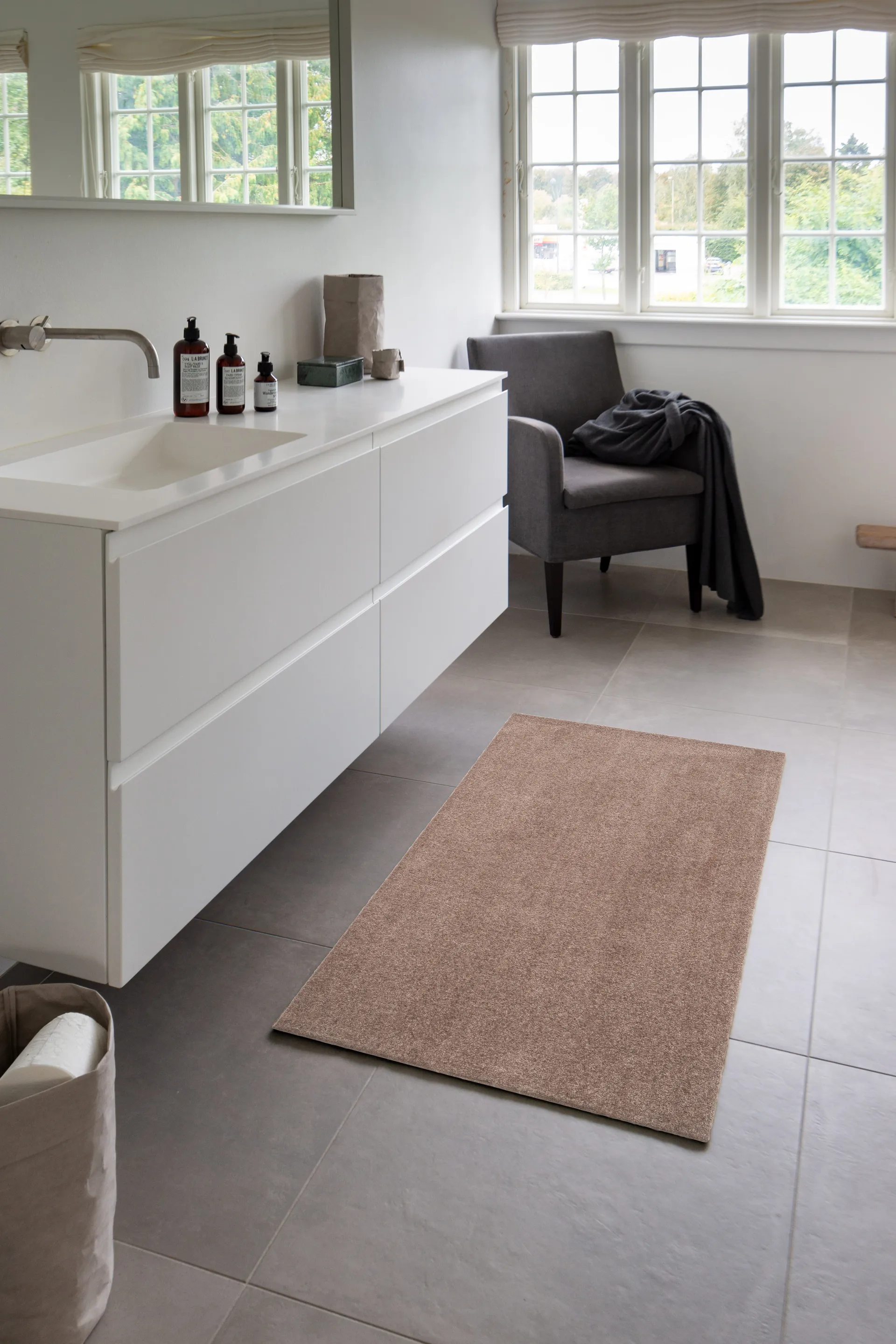 Unicolor ホールウェイラグ, Sand. 67x120 cm tica copenhagen