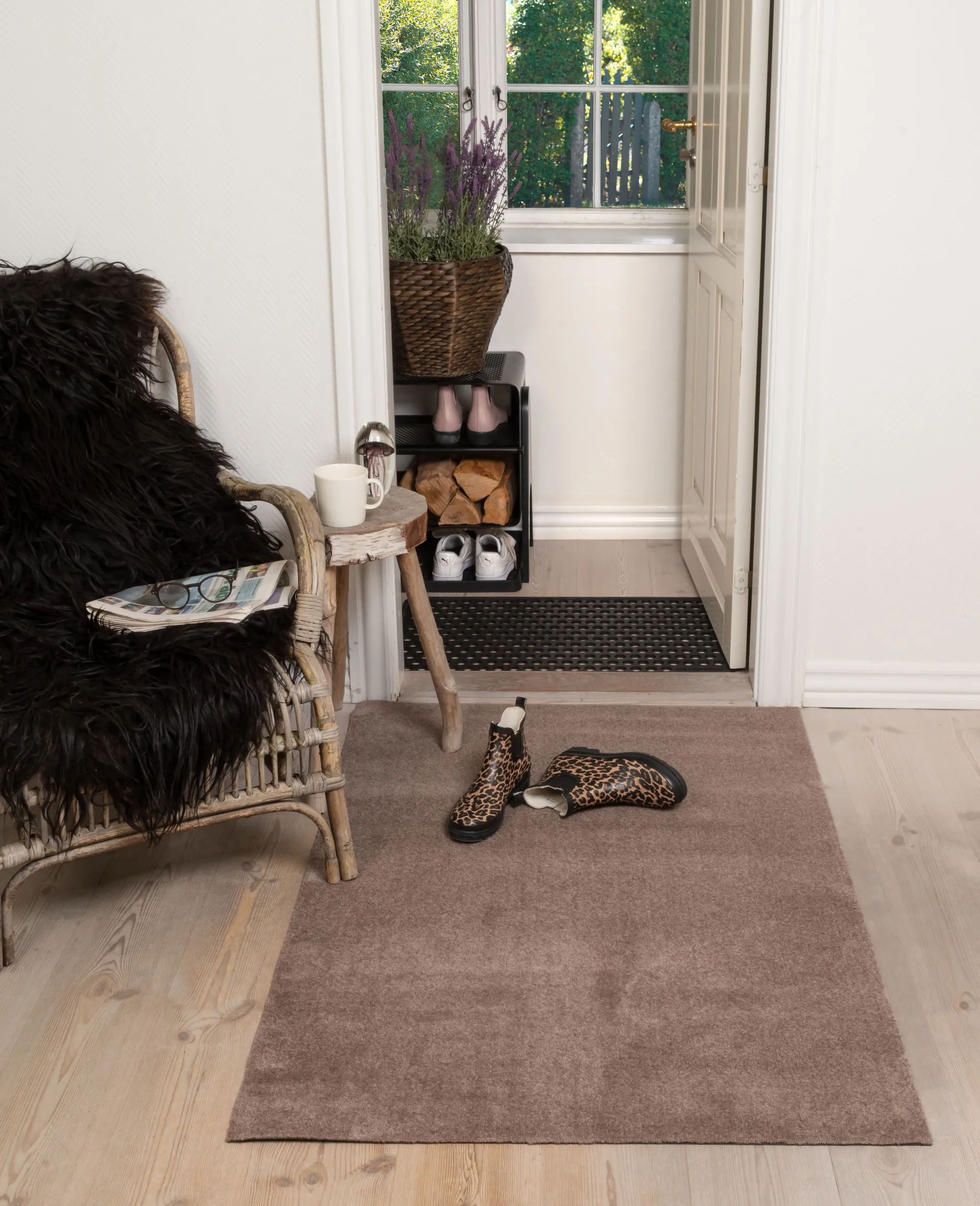 Unicolor ホールウェイラグ, Sand. 90x130 cm tica copenhagen