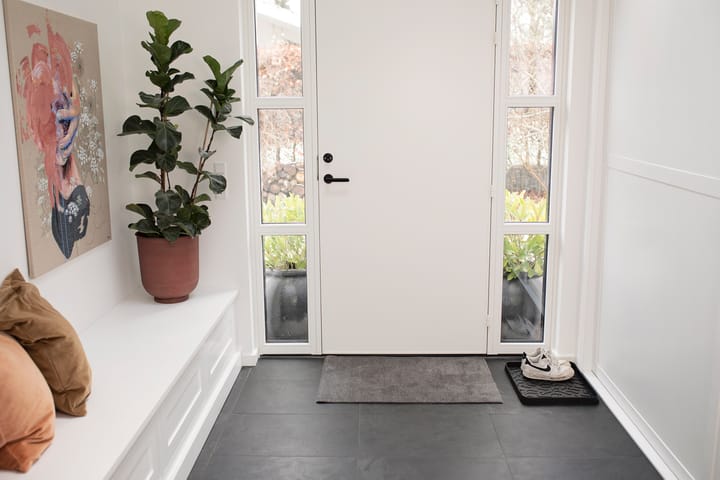 Unicolor ドアマット, Steel grey. 60x90 cm tica copenhagen