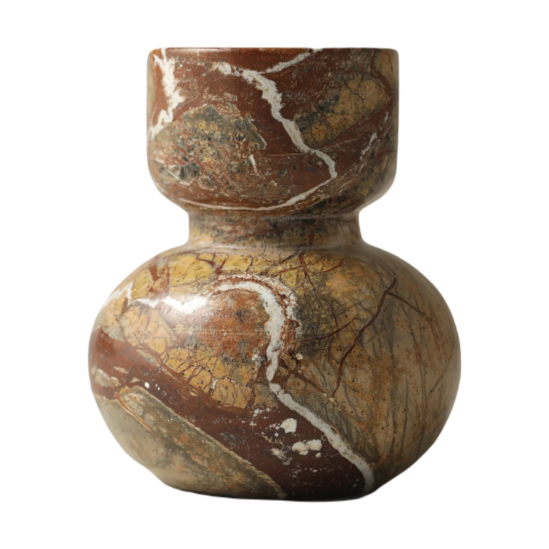 Asker キャンドルスティック 10 cm, Red Tinted