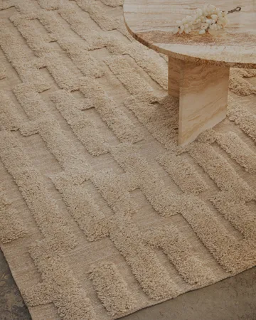 Bielke ウールカーペット 200x300 cm - Beige-melange - Tinted