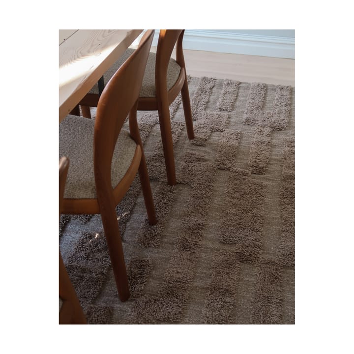 Bielke ウールラグ 250x350 cm, Dark beige Tinted