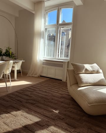 Bielke ウールラグ 250x350 cm - Dark beige - Tinted