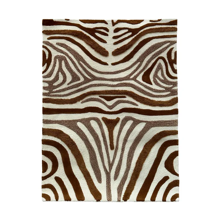 Jepson ウールラグ 130x180 cm - Brown-off white - Tinted