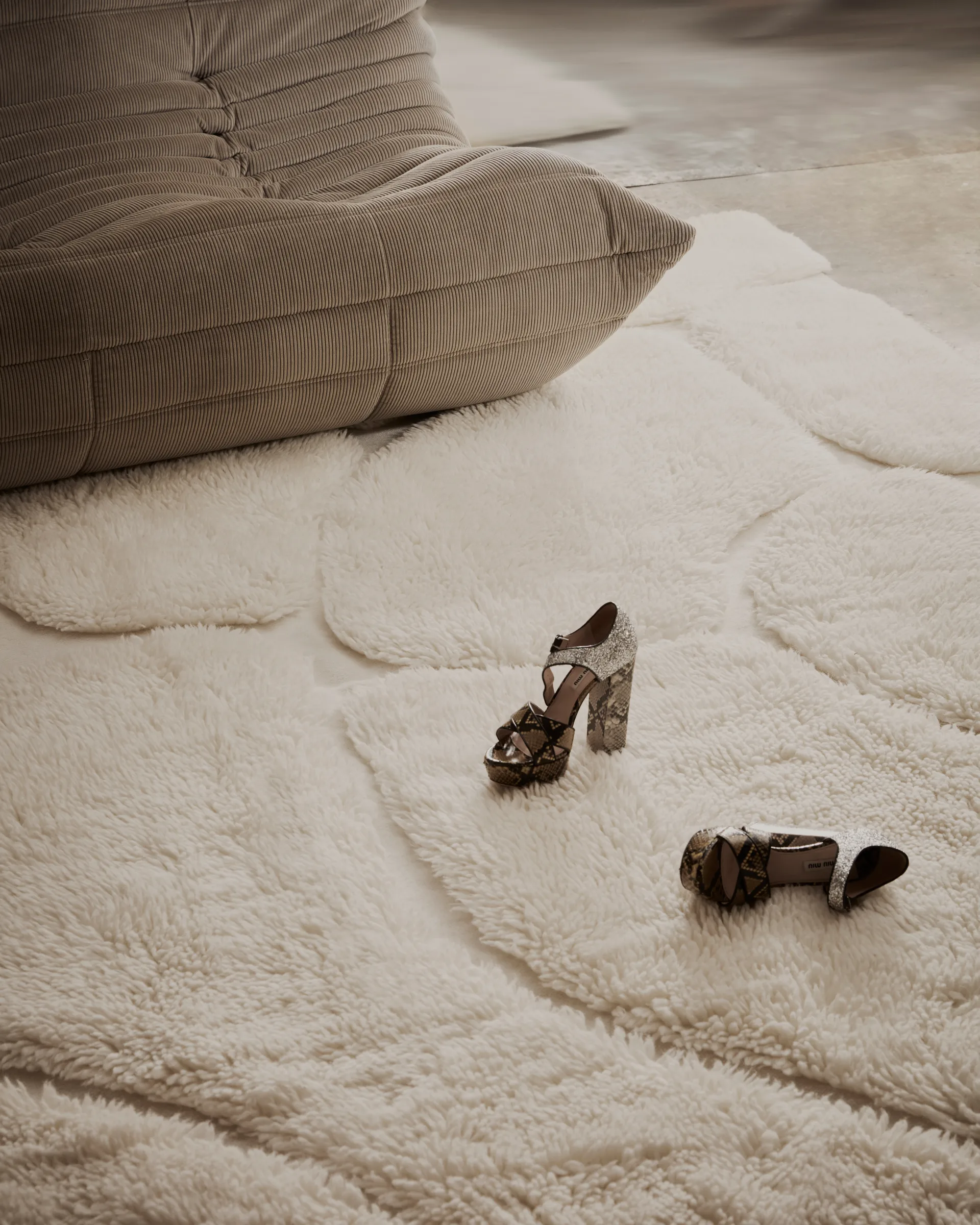 Kullin ウールカーペット 170x240 cm, Offwhite Tinted