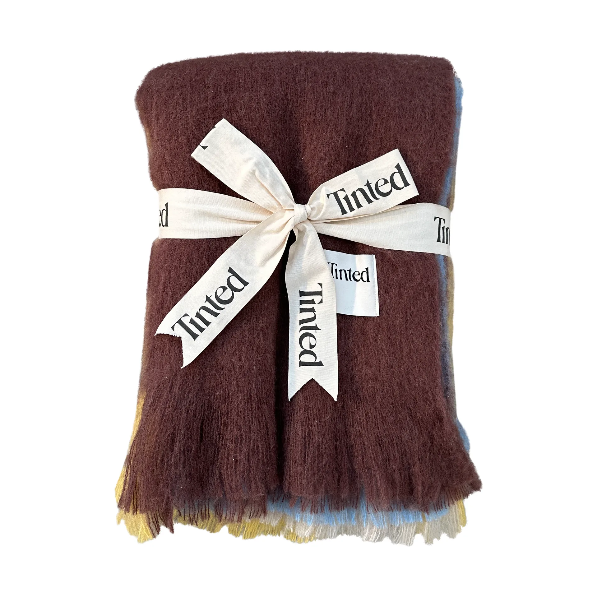 Lovstrand ウールスロー 130x170 cm, Brown-multi Tinted