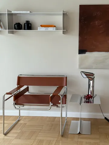 Luce サイドテーブル - Aluminium - Tinted