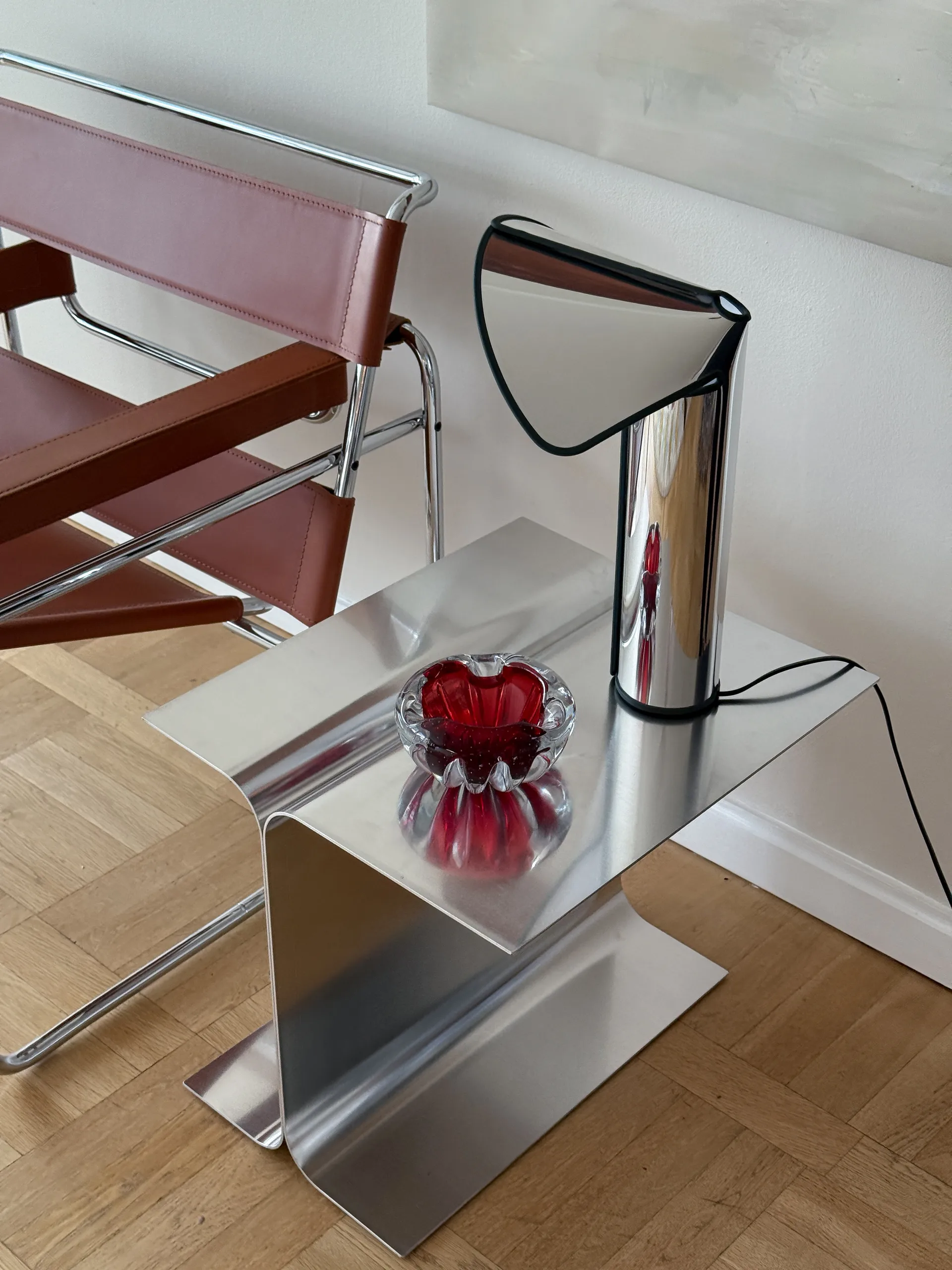 Luce サイドテーブル, Aluminium Tinted