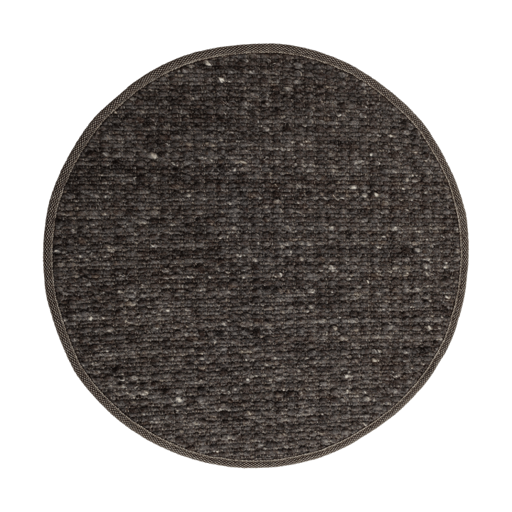Greenland Swift ラウンドラグ - Anthracite no. 83, Ø200 cm - Tisca