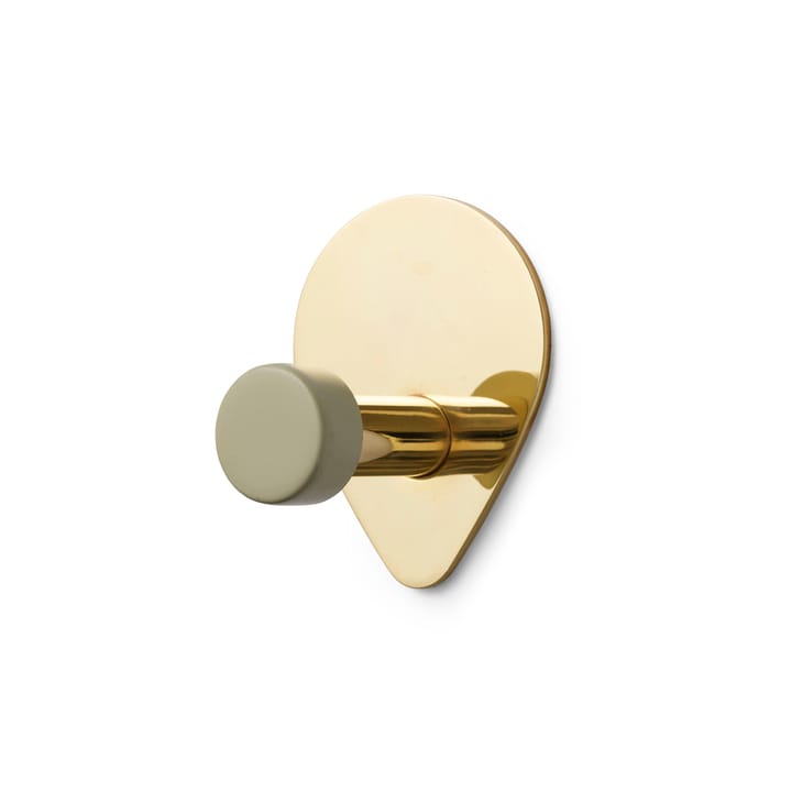 Peacock フック スモール - Celadon - brass - Tivoli by Normann Copenhagen