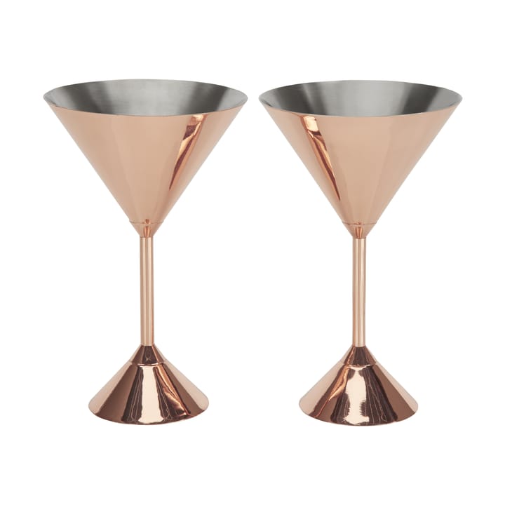 Plumマティーニグラス 16 cl 2本セット - Copper - Tom Dixon | トム ディクソン