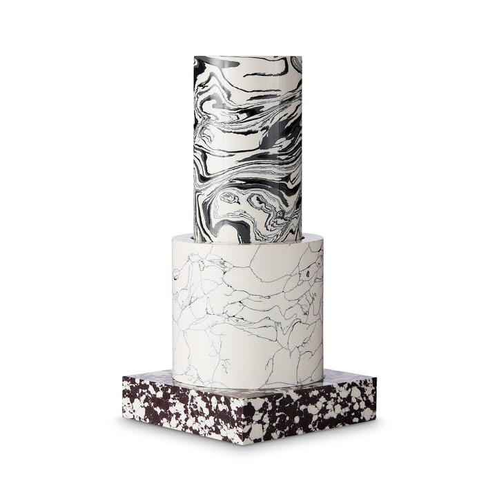 Swirl スモール 花瓶 26 cm - black and white - Tom Dixon | トム ディクソン