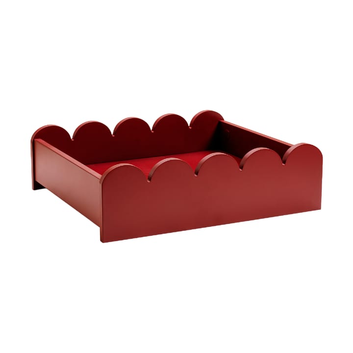 Bump トレイ 35x41 cm - Burgundy - TÔNN furniture