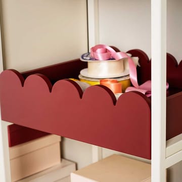 Bump トレイ 35x41 cm - Burgundy - TÔNN furniture