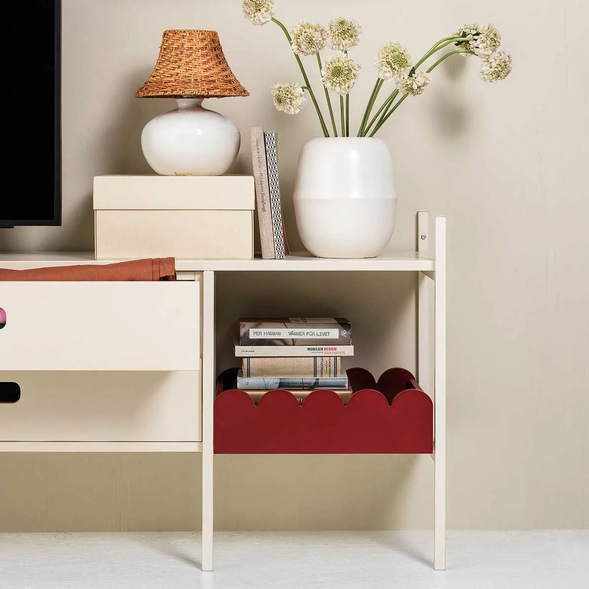 Bump トレイ 35x41 cm, Burgundy TÔNN furniture