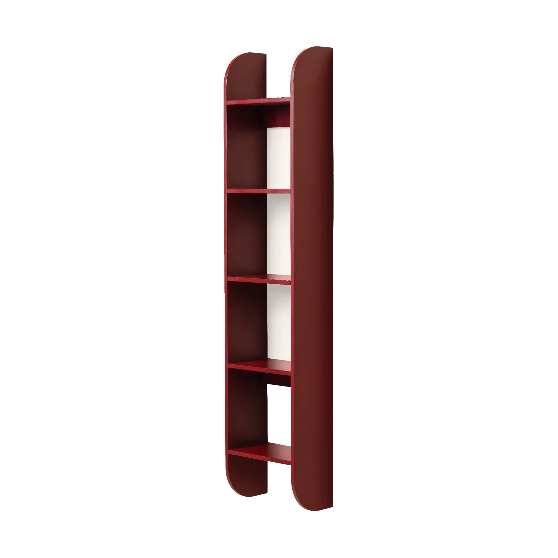 Flaneaur ウォールシェルフ 27x128 cm, Burgundy TÔNN furniture