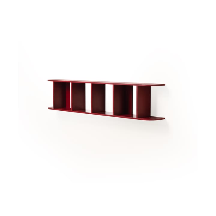 Flaneaur ウォールシェルフ 27x128 cm, Burgundy TÔNN furniture