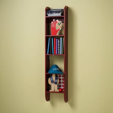 Flaneaur ウォールシェルフ 27x128 cm - Burgundy - TÔNN furniture