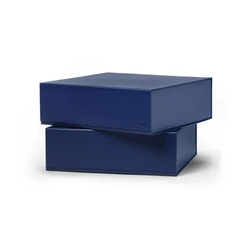 Pac Box ストレージボックス - Midnight blue, large 32.5x10.5x30 cm, 2-pack - TÔNN furniture