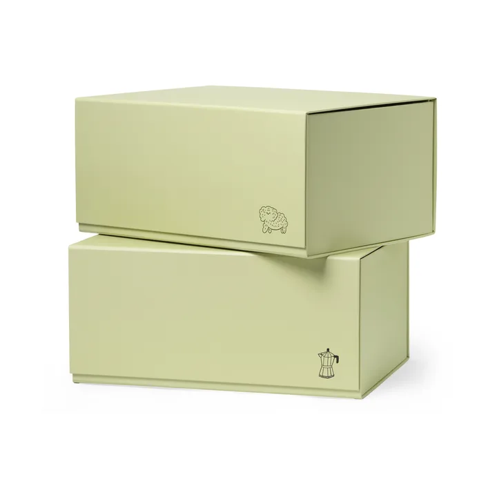 Pac Box ストレージボックス - TÔNN x MAJASBOK Elderflower green, 2-pack - TÔNN furniture