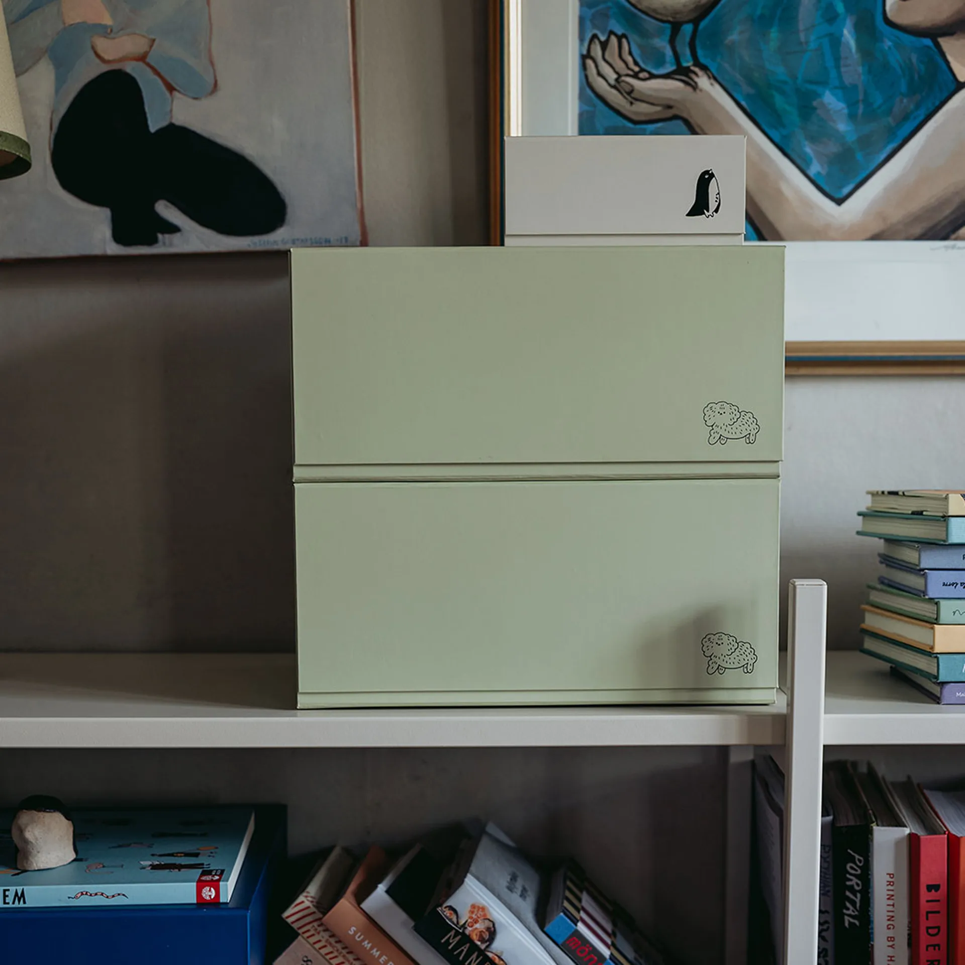 Pac Box ストレージボックス, TÔNN x MAJASBOK Elderflower green, 2-pack TÔNN furniture