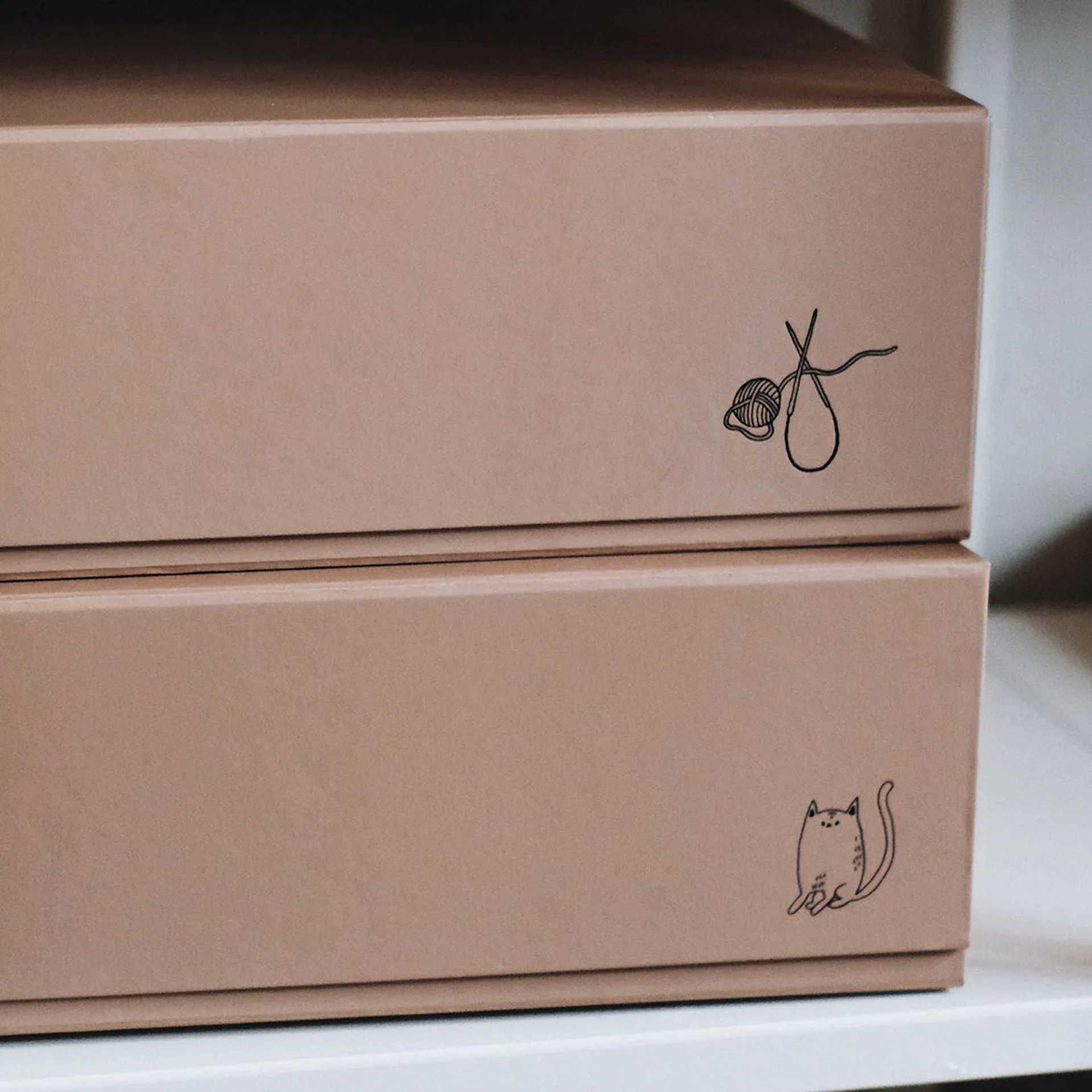 Pac Box ストレージボックス, TÔNN x MAJASBOK Mocca, 32.5x10.5x30 cm, 2-pack TÔNN furniture