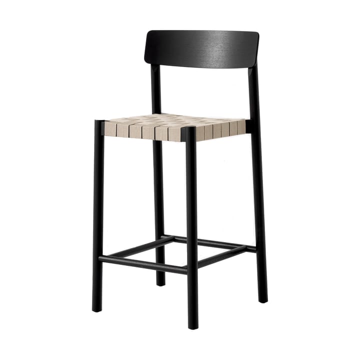 Betty TK12 カウンターチェア 65 cm - Natural linen-black lacquered ash - &Tradition | アンドトラディション