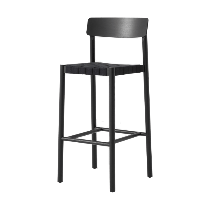 Betty TK15 バーチェア 75 cm - Black lacquered ash-black linen - &Tradition | アンドトラディション