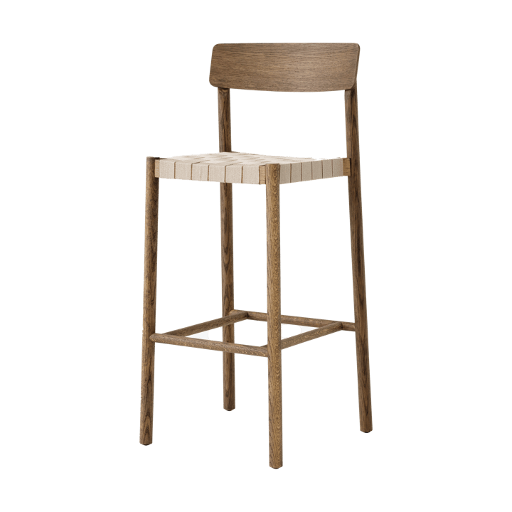 Betty TK15 バーチェア 75 cm - Smoked oiled oak-natural linen - &Tradition | アンドトラディション