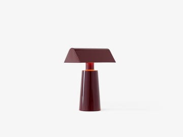 Caret MF1 ポータブルテーブルランプ - Dark burgundy - &Tradition | アンドトラディション