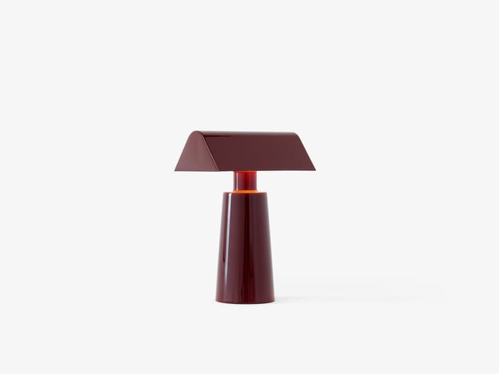 Caret MF1 ポータブルテーブルランプ, Dark burgundy &Tradition | アンドトラディション