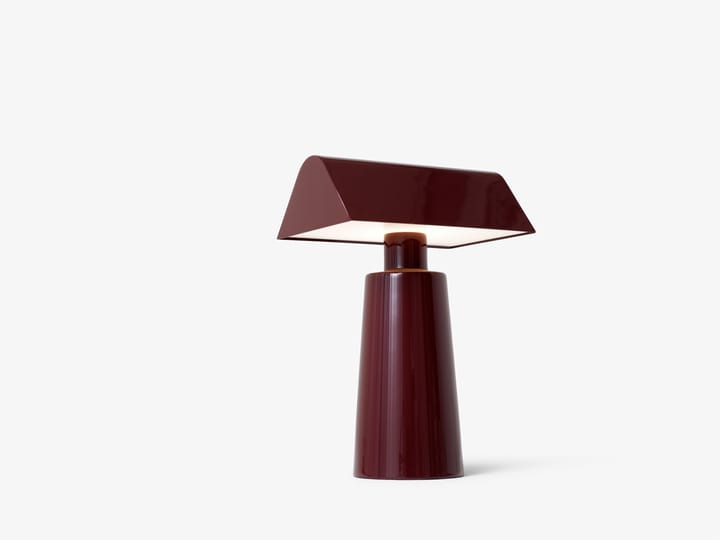 Caret MF1 ポータブルテーブルランプ, Dark burgundy &Tradition | アンドトラディション