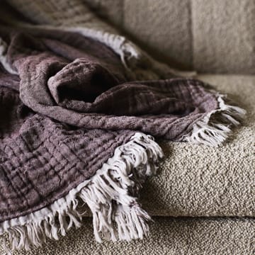 Collect コットンスロー SC33 260x260 cm - cloud & burgundy (beige-red) - &Tradition | アンドトラディション