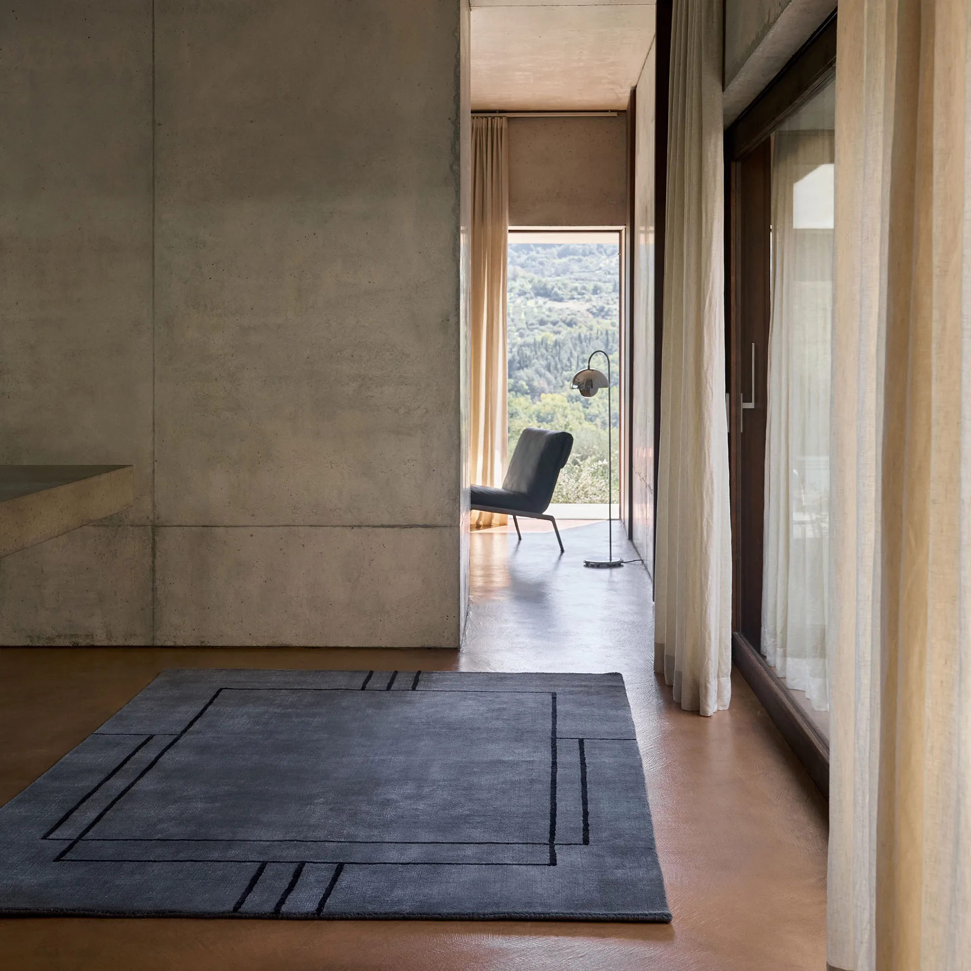 Cruise AP23 ラグ 170x240 cm, Colombo Grey Blue &Tradition | アンドトラディション