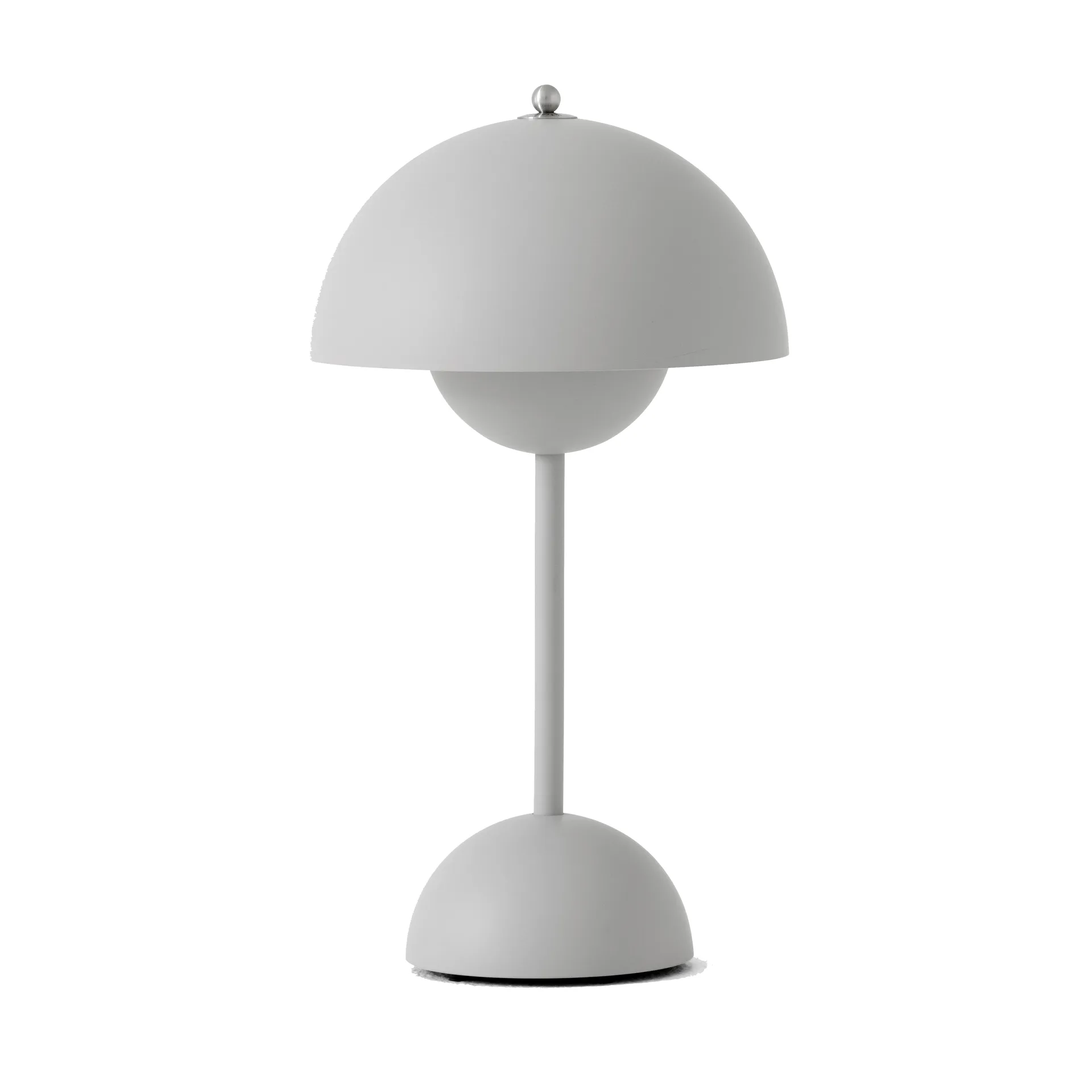 Flowerpot / フラワーポット ポータブルテーブルランプ VP9, matte light grey &Tradition | アンドトラディション