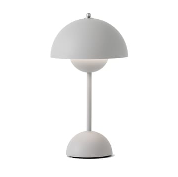 Flowerpot / フラワーポット ポータブルテーブルランプ VP9 - matte light grey - &Tradition | アンドトラディション