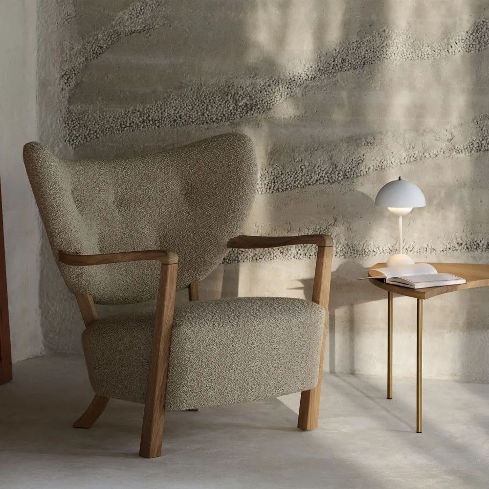 Flowerpot / フラワーポット ポータブルテーブルランプ VP9, matte white &Tradition | アンドトラディション