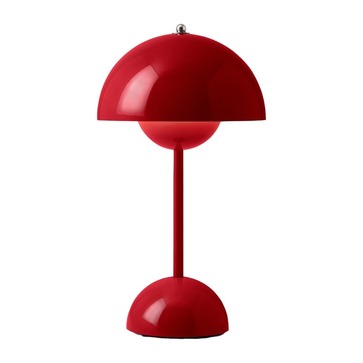 Flowerpot / フラワーポット ポータブルテーブルランプ VP9, Vermilion red &Tradition | アンドトラディション