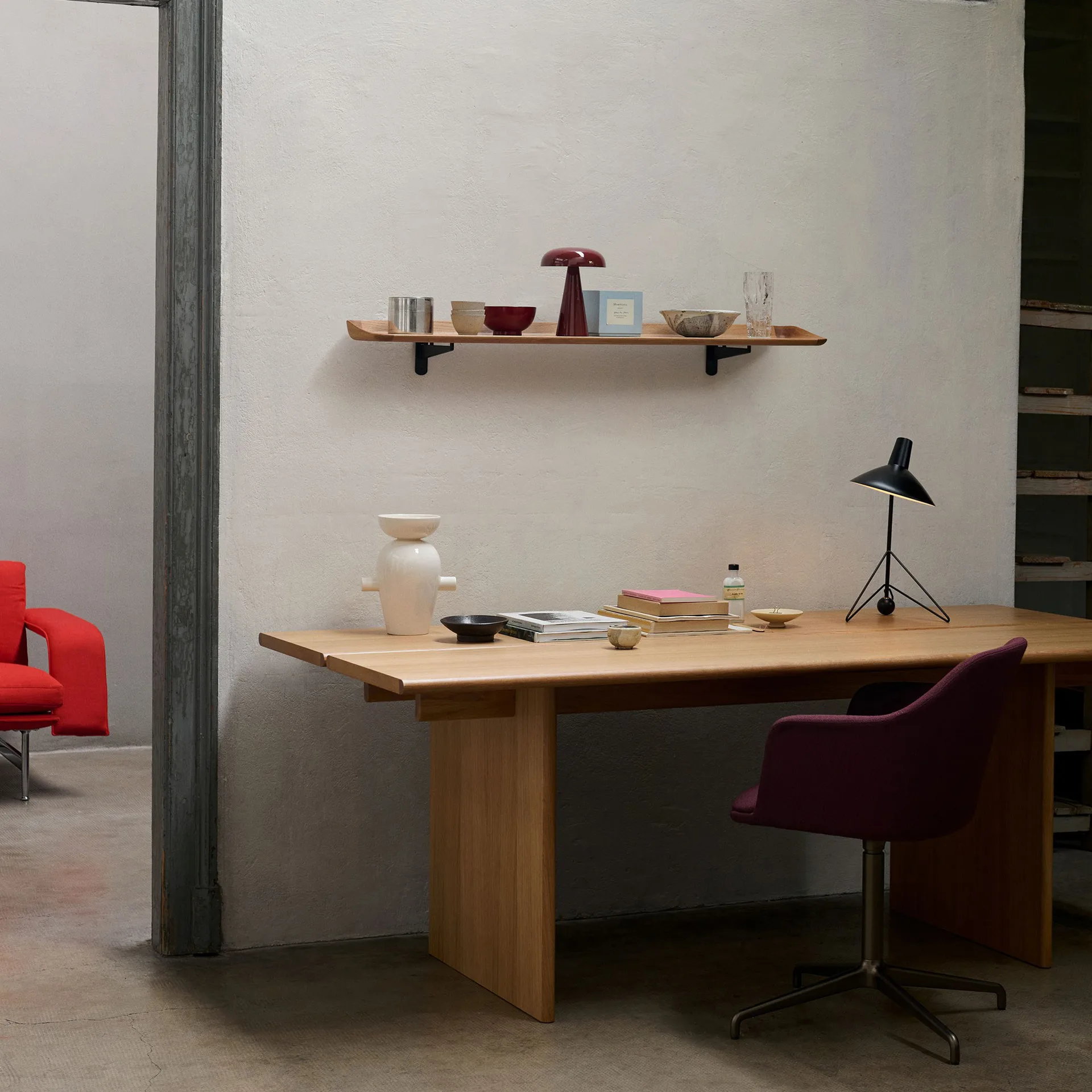 Guild HM15 シェルフ 120 cm, Solid lacquered oak &Tradition | アンドトラディション