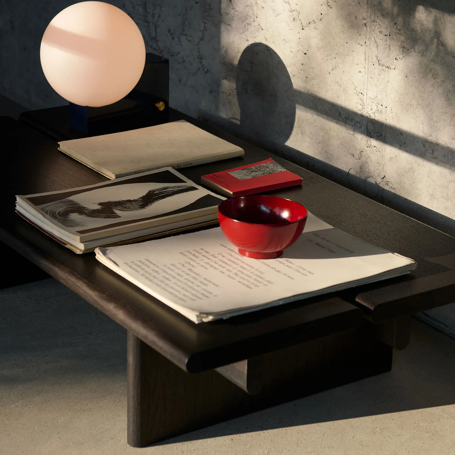 Ita OS3 コーヒーテーブル 60x110 cm, Dark stained oak &Tradition | アンドトラディション