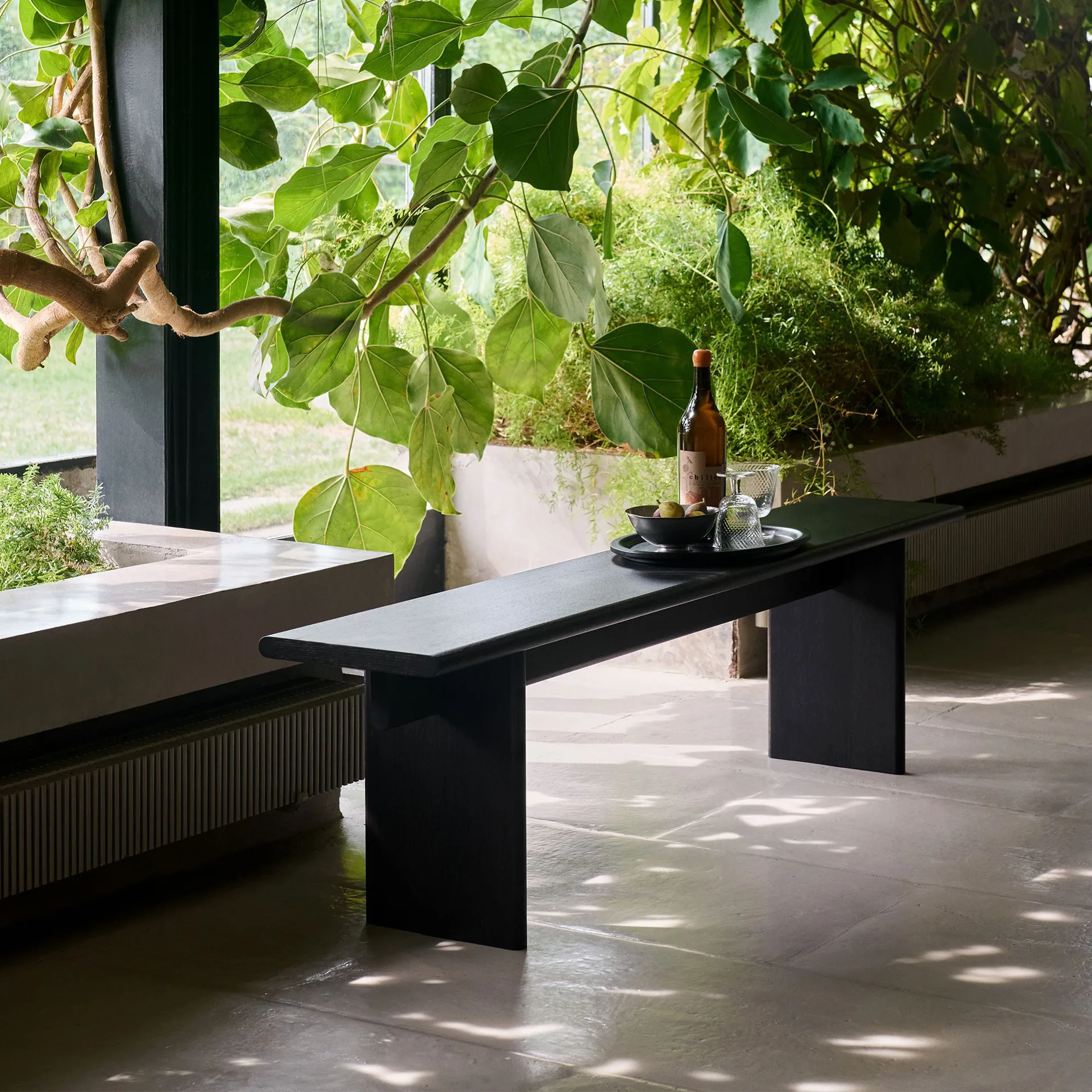 Ita OS5 ベンチ 170 cm, Dark stained oak &Tradition | アンドトラディション