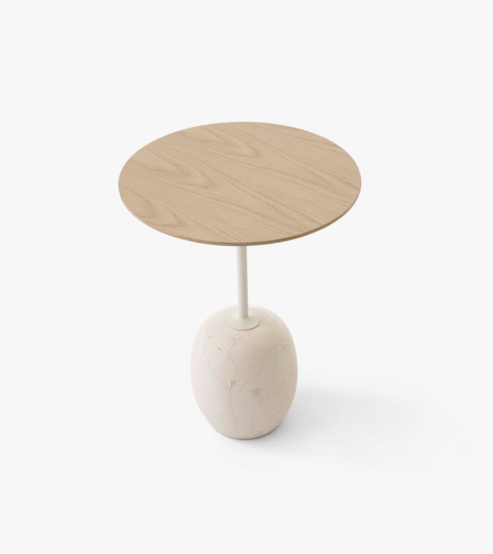 Lato サイドテーブル LN8, Lacquered oak-Crema diva marble &Tradition | アンドトラディション