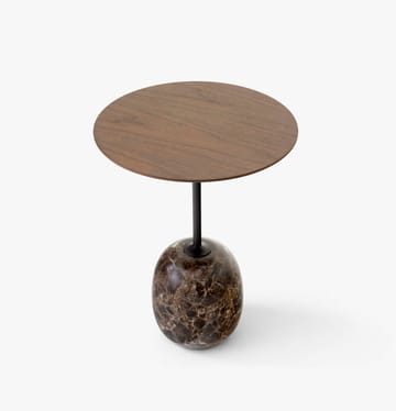 Lato サイドテーブル LN8 - Lacquered walnut-Emperador marble - &Tradition | アンドトラディション