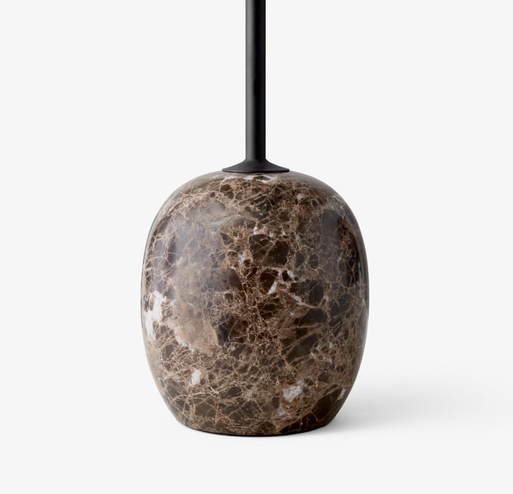 Lato サイドテーブル LN8, Lacquered walnut-Emperador marble &Tradition | アンドトラディション