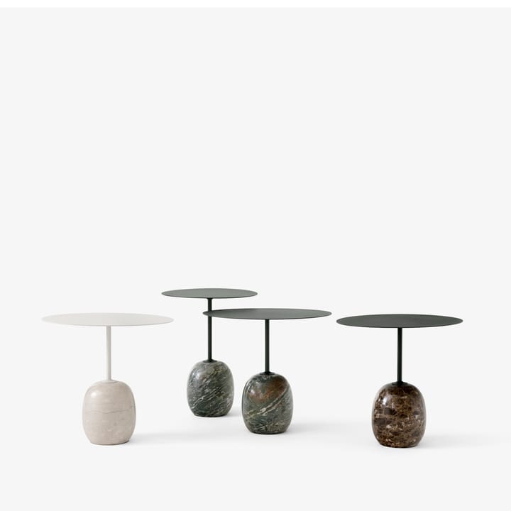Lato LN9 サイドテーブル, Deep Green-Verde Alpi Marble &Tradition | アンドトラディション