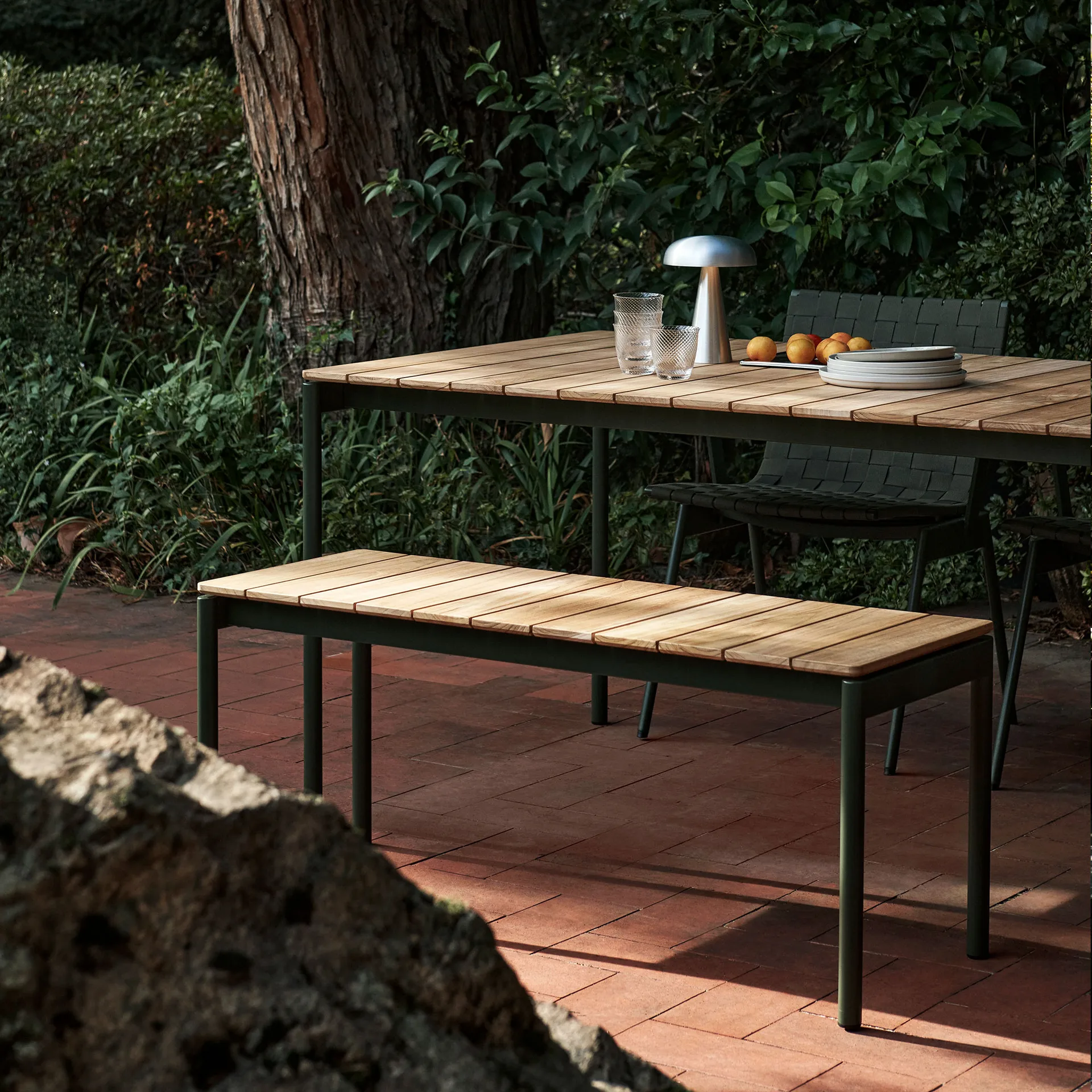 Ville AV27 ベンチ スモール 110x40 cm, Bronze green &Tradition | アンドトラディション