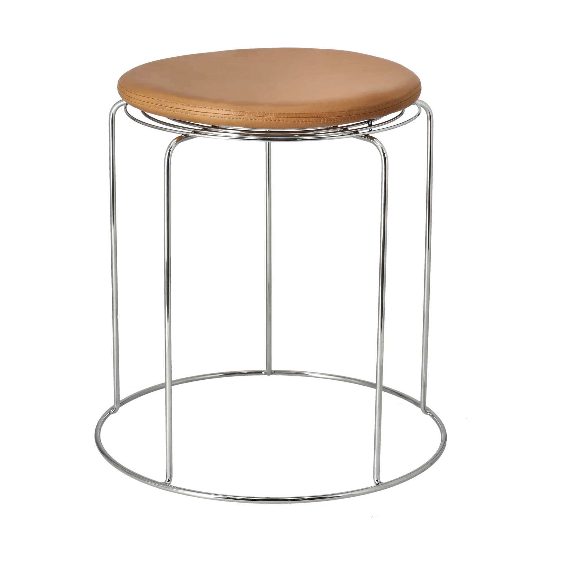 Wire VP11 シートクッション, Noble leather cognac &Tradition | アンドトラディション