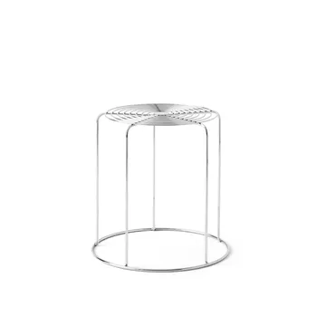 Wire VP11 ラウンド スツール - Stainless steel, Ø44x42 cm - &Tradition | アンドトラディション
